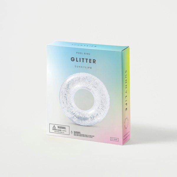 Anello gonfiabile , ø 110 cm Glitter - Sunnylife-image-4