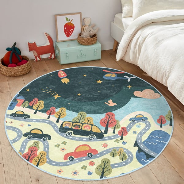 Tappeto per bambini ø 120 cm Comfort - Mila Home-image-4