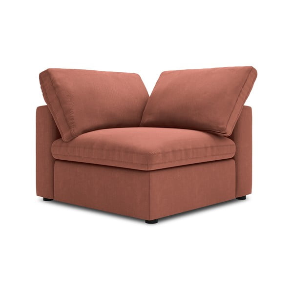 Parte angolare reversibile rosa del divano modulare in velluto a coste Galaxy - Windsor & Co Sofas