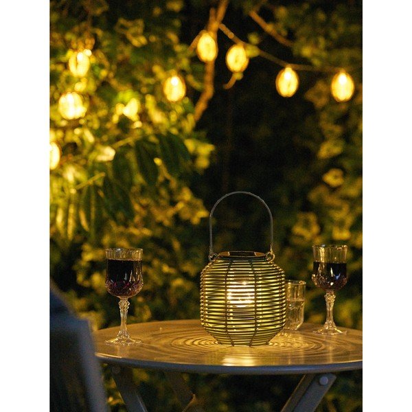 Illuminazione esterna LED con alimentazione a pannelli solari da tavolo /portatile ø 15 cm Crewe – House Nordic-image-1