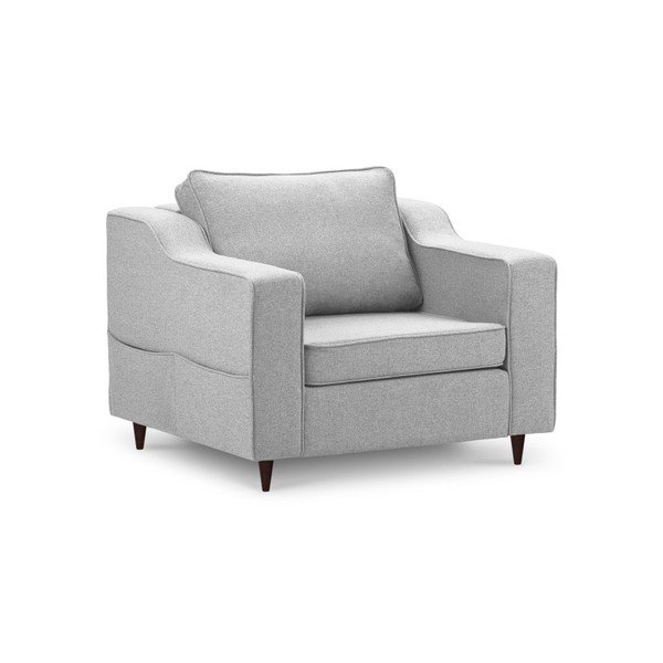 Poltrona grigia Narcisse - Mazzini Sofas-image-1