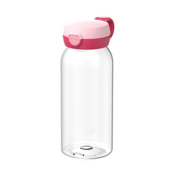 Bottiglia per bambini rosa in plastica 600 ml Campus – Mepal