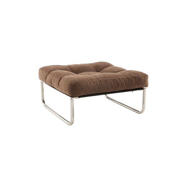 Poggiapiedi marrone con rivestimento in ciniglia Burleson – Jotex
