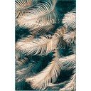 Tappeto in lana color petrolio 160x240 cm Areca - Agnella