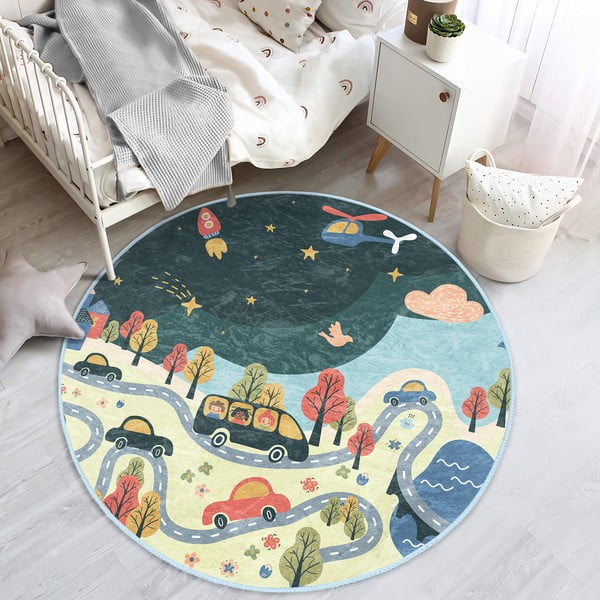 Tappeto per bambini ø 120 cm Comfort - Mila Home-image-1