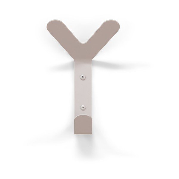 Gancio da parete grigio tortora in acciaio Frondo – Spinder Design-image-2