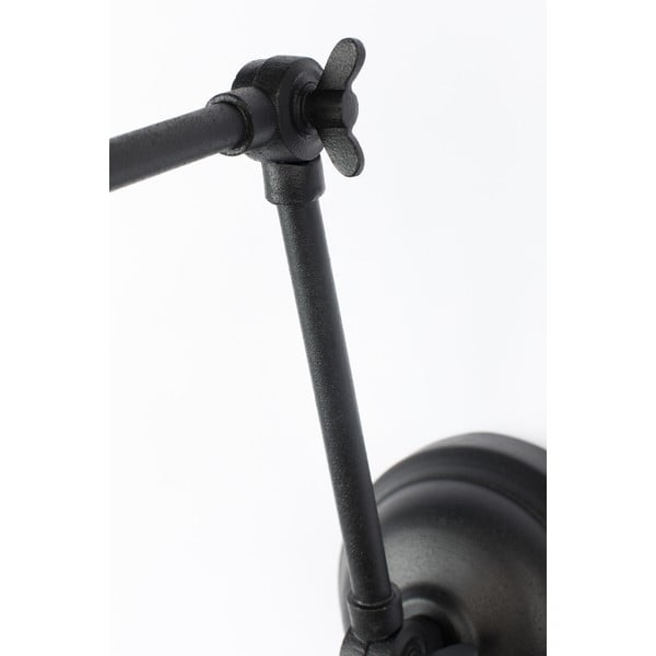 Lampada da parete nera Maarten - White Label-image-3