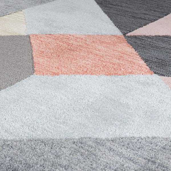 Tappeto rosa/grigio 160x230 cm Icon - Flair Rugs-image-2