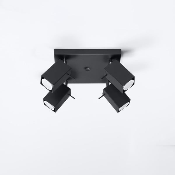 Faretto nero 25x25 cm Toscana - Nice Lamps