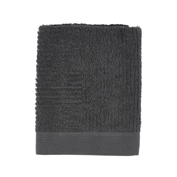 Asciugamano in cotone nero 70x50 cm Classic - Zone