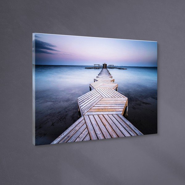Dipinto 113x85 cm Twilight Pier – Styler-image-3