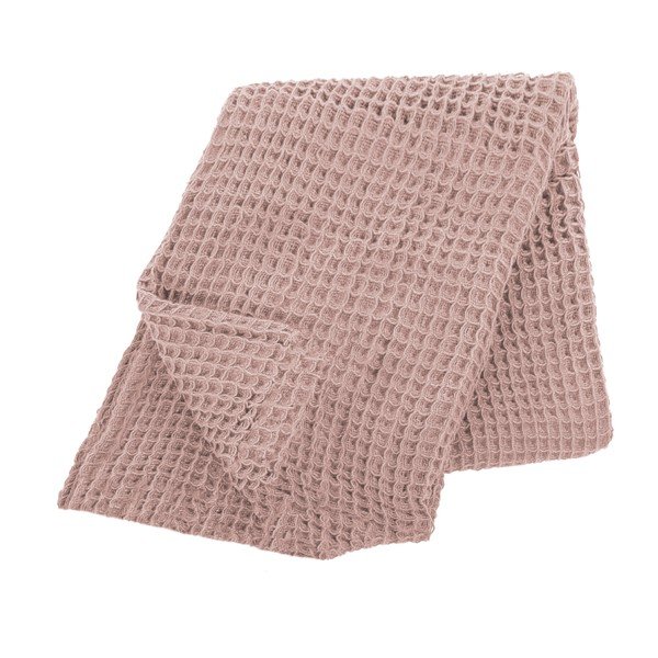 Copriletto leggero in cotone rosa, 250 x 260 cm - Tiseco Home Studio-image-2