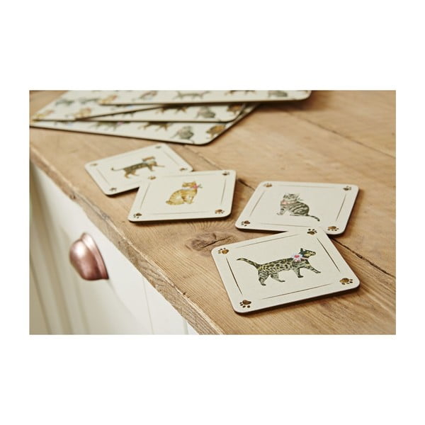 Sada 3 bavlněných utěrek Cooksmart ® Cats on Parade-image-2