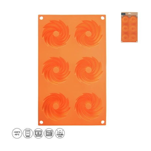 Stampo da forno in silicone per ciambelle 17x28 cm – Orion-image-4