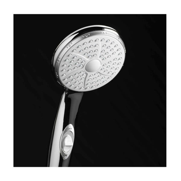 Soffione con tubo flessibile ø 10 cm Hydro - douceur d'intérieur-image-1