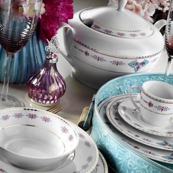 59dílná sada porcelánového nádobí Kutahya Ocean