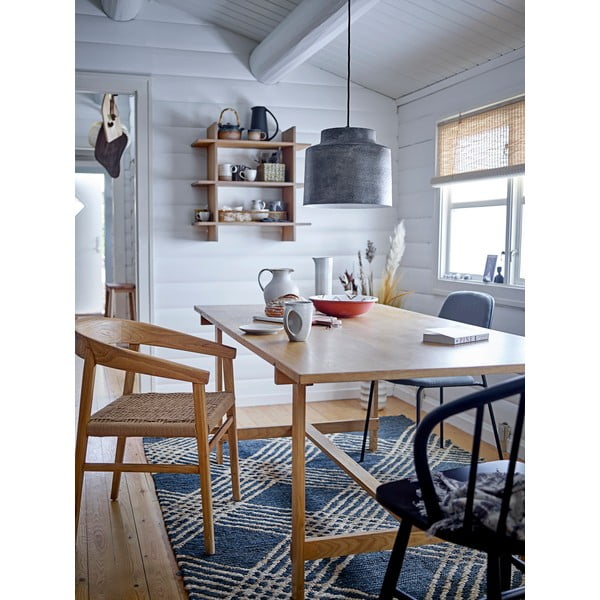 Tappeto color antracite in iuta 150x245 cm Cat – Bloomingville-image-1