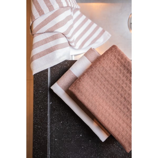 Set di strofinacci in cotone 3 pz 51x74 cm Marra – Tiseco Home Studio-image-2