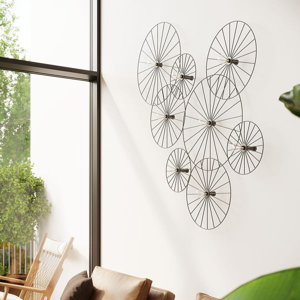 Apparecchio da soffitto nero ø 60 cm Soho - Sollux-image-2