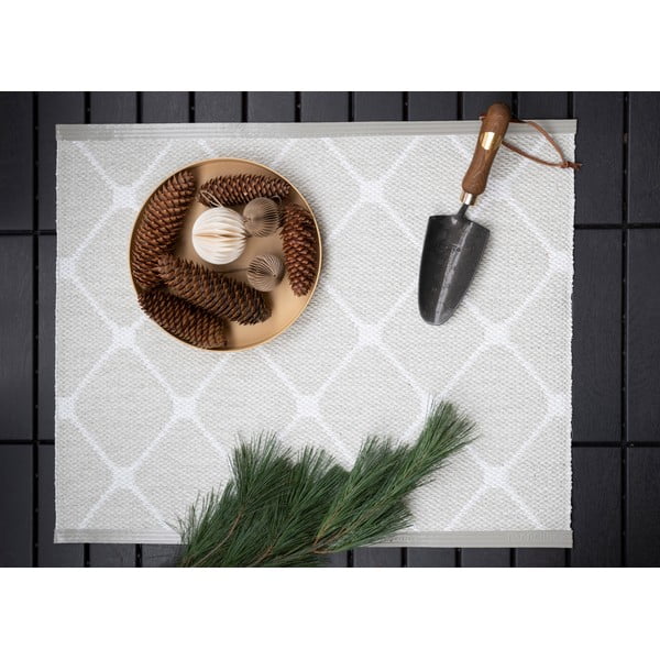 Passatoia da interno/esterno grigio chiaro/color crema 70x160 cm Rex Fossil – Pappelina-image-3