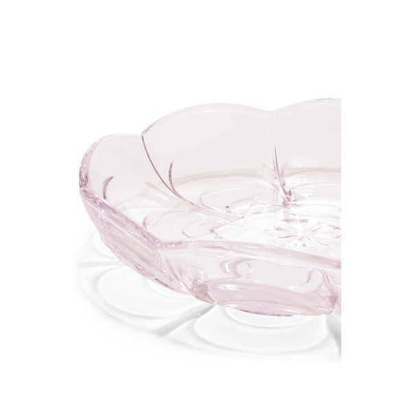 Piatti in vetro da dessert rosa chiaro in set di 2 pezzi ø 16 cm Lily - Holmegaard-image-3