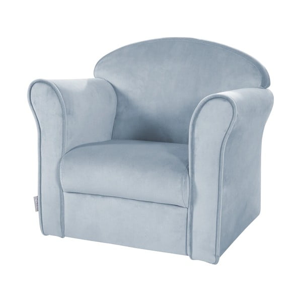 Sedia per bambini in velluto azzurro Lil Sofa - Roba