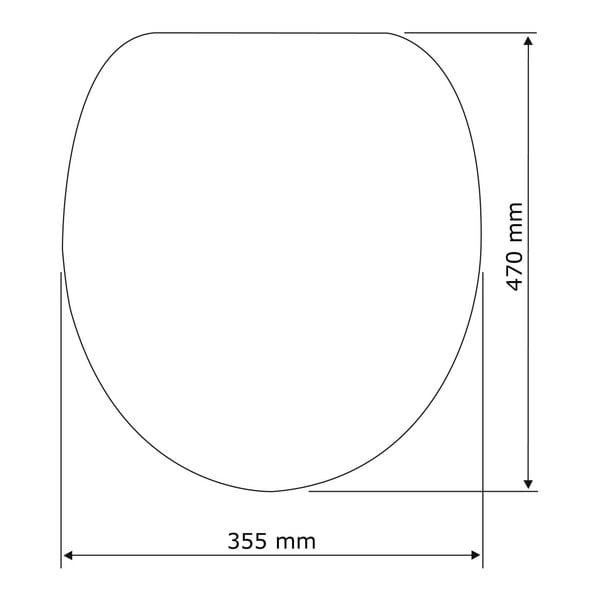 Sedile per wc bianco con chiusura facilitata , 47 x 35,5 cm Calla - Wenko-image-4