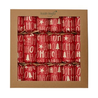 Set di 6 cracker natalizi Ho Ho Ho - Robin Reed