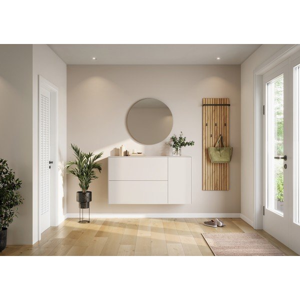 Scarpiera color crema da parete 137x78x41 cm – Germania-image-4