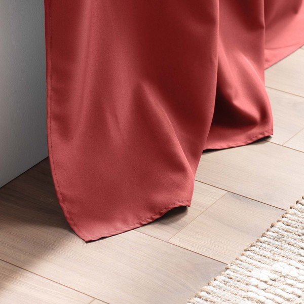 Tenda rossa 140x180 cm Essentiel – douceur d'intérieur-image-3