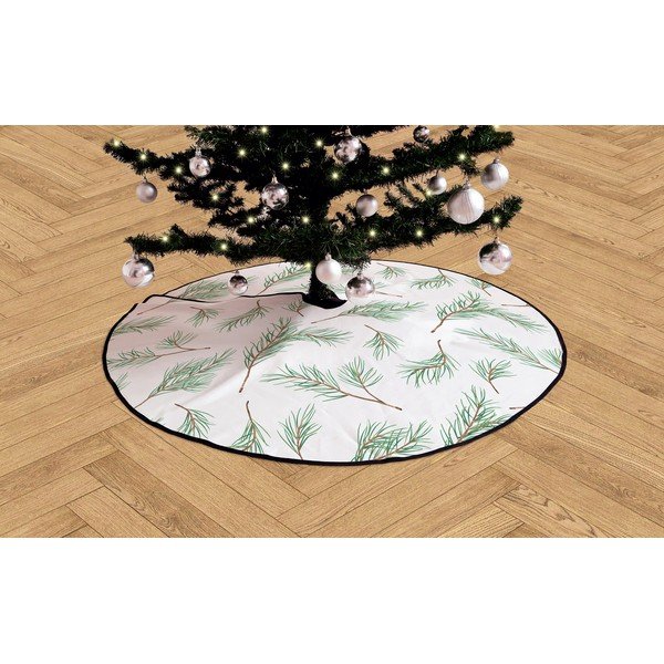 Tappeto in cotone sotto l'albero di Natale , ø 130 cm Fir Branches - Butter Kings-image-2