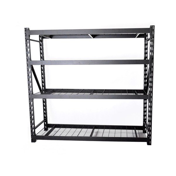 Portaoggetti in metallo nero 196x183 cm - Rojaplast-image-1
