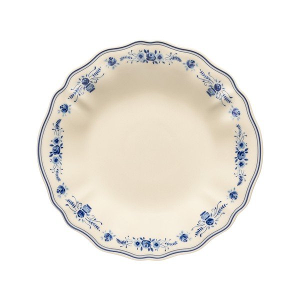 Piatto fondo blu/beige in gres ø 24,5 cm Vila – Costa Nova