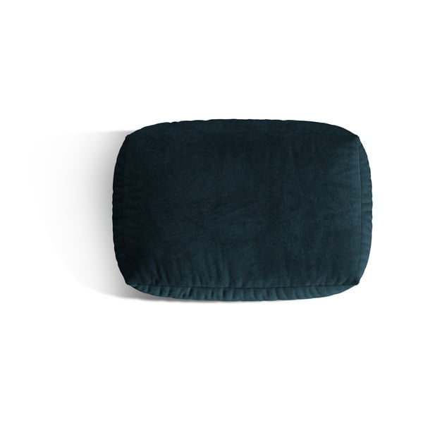 Poggiapiedi componibile blu scuro con rivestimento in velluto Martina – Micadoni -image-2