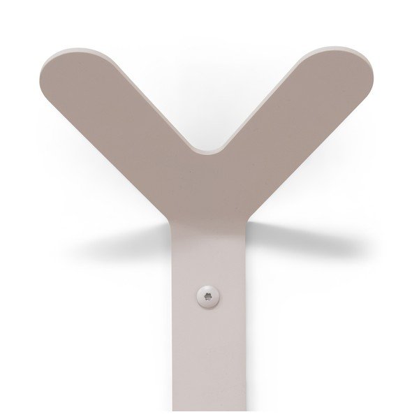 Gancio da parete grigio tortora in acciaio Frondo – Spinder Design-image-3
