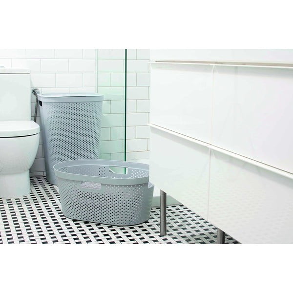 Cesto portabiancheria grigio , 60 l Infinity - Curver-image-3