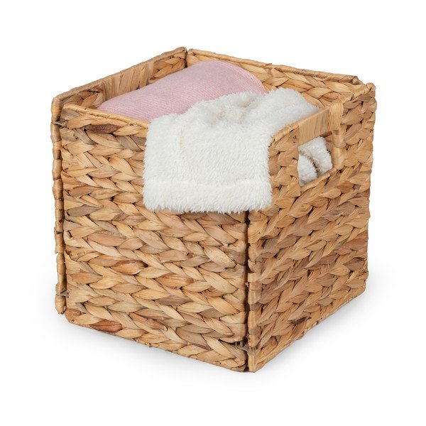 Cesto in giacinto d'acqua 24x24x24 cm – Compactor-image-2