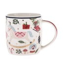 Tazza bianca in porcellana a tema natalizio 370 ml Jolly – Dakls
