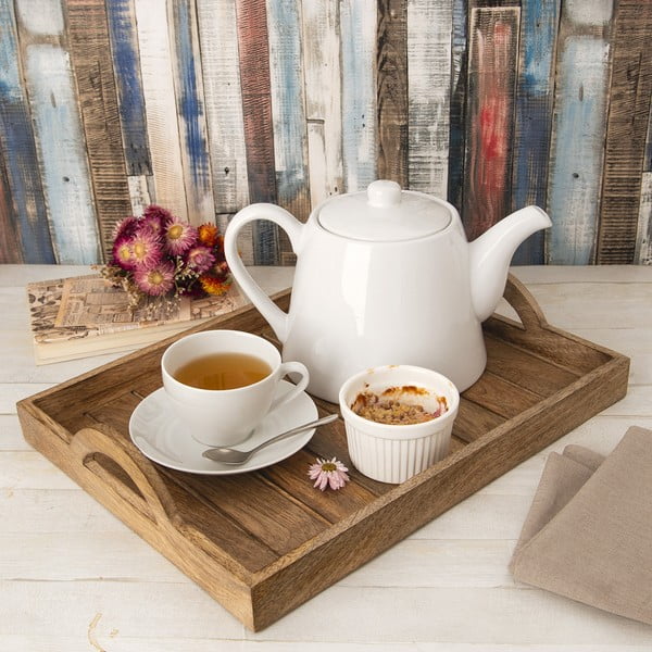 Vassoio da portata in legno 30,5x40,5 cm Mango - Orion-image-1