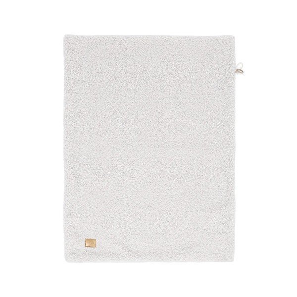 Coperta per bambini bianca in sherpa 100x77 cm – Meowbaby