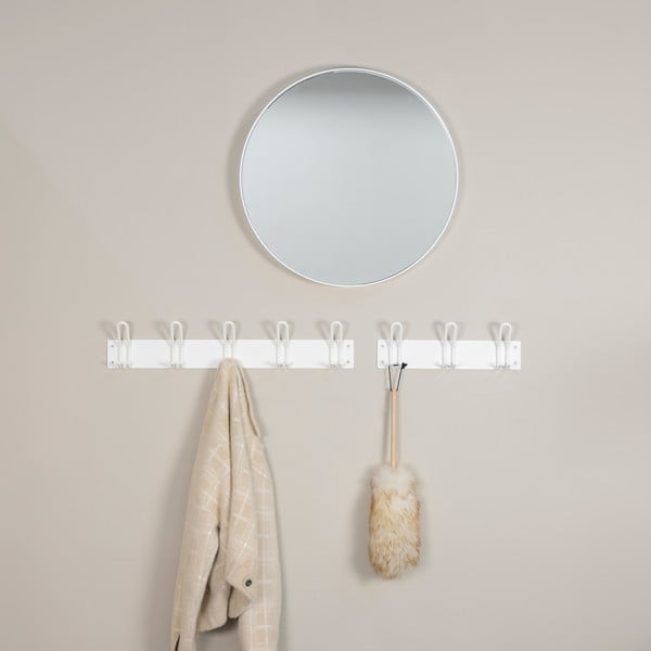 Attaccapanni da parete bianco in metallo 70 cm Miles – Spinder Design-image-1