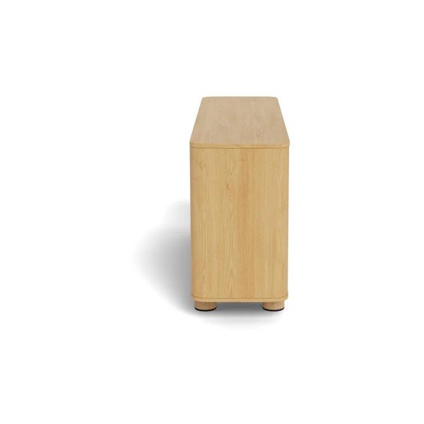 Credenza di colore naturale con effetto rovere 160x75x40 cm Atmore – Actona-image-4