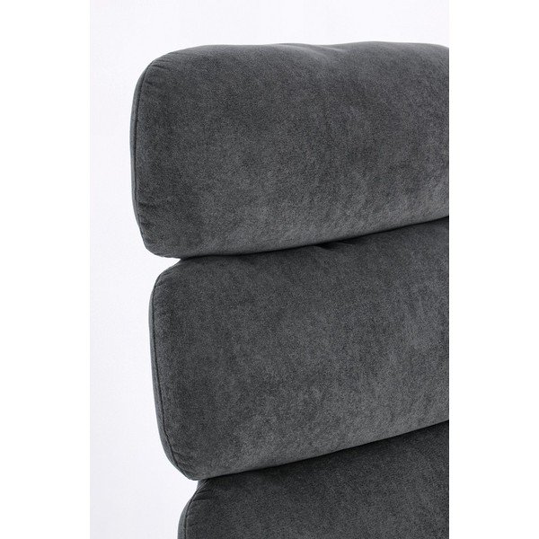 Poltrona nera girevole Violante – Bizzotto-image-1