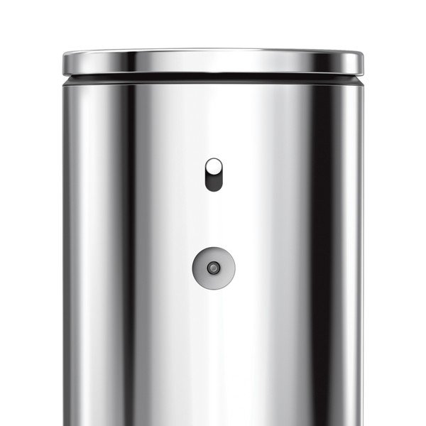 Dispenser per sapone automatico color argento lucido in acciaio 266 ml – simplehuman-image-4