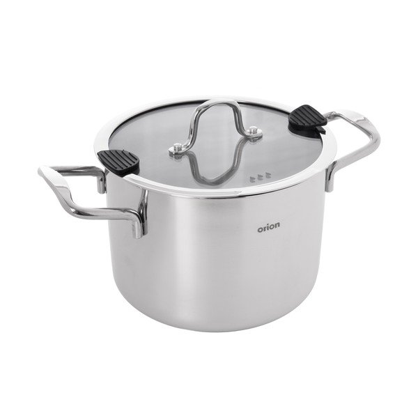 Pentola in acciaio inox con coperchio incluso 4,6 l Venice – Orion