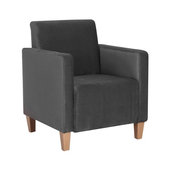 Poltrona Milla Velvet antracite - Max Winzer