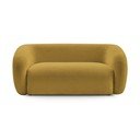 Divano giallo con rivestimento in ciniglia 160 cm Celine – Bobochic Paris