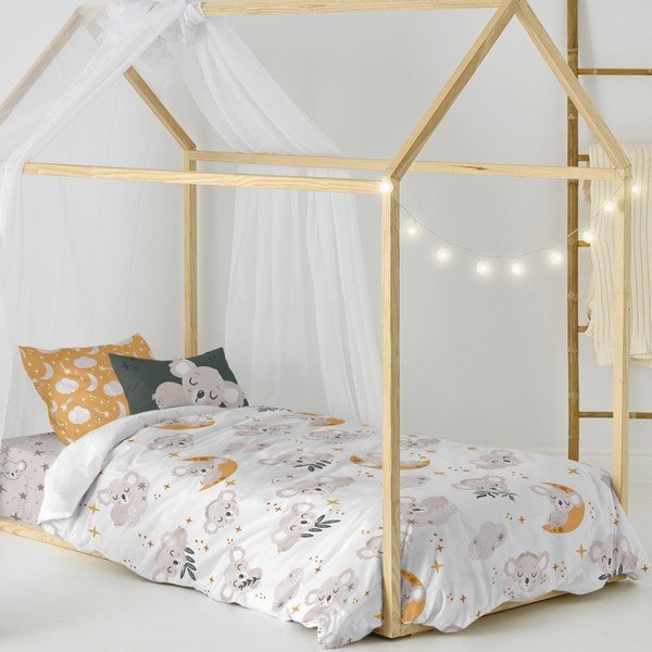 Biancheria da letto per bambini in cotone per letto singolo 140x200 cm Baby koala - Moshi Moshi-image-2
