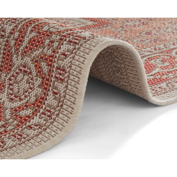 Tappeto per esterni rosso e beige , 200 x 290 cm Anjara - NORTHRUGS-image-3