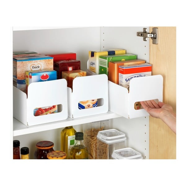 Set di 3 organizzatori bianchi Fiona - Wenko-image-4